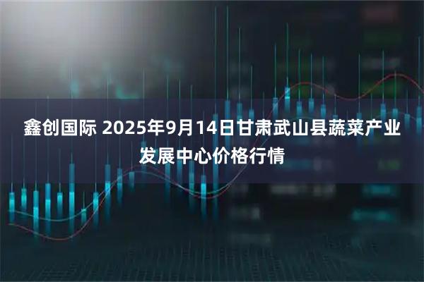 鑫创国际 2025年9月14日甘肃武山县蔬菜产业发展中心价格行情