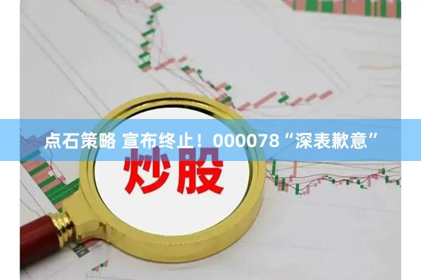 点石策略 宣布终止！000078“深表歉意”