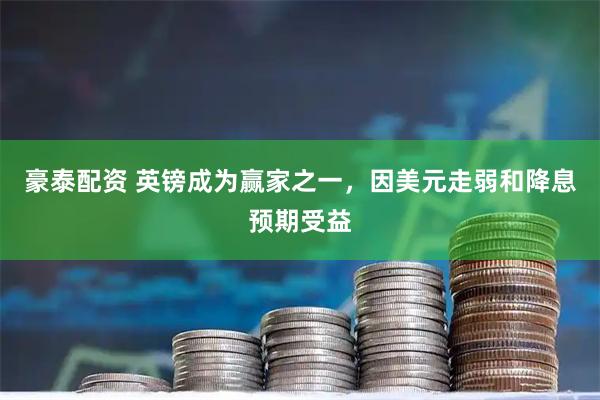 豪泰配资 英镑成为赢家之一，因美元走弱和降息预期受益